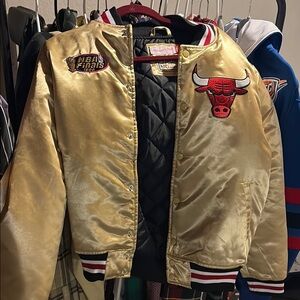 Mitchell & Ness Gold NBA Finals Jacket